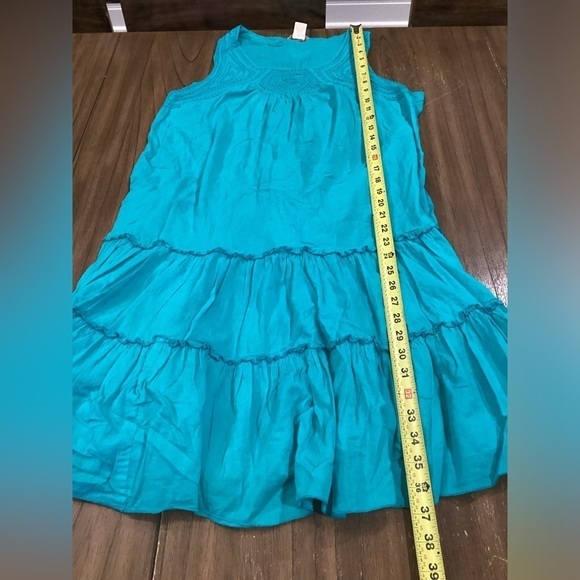 Klozlyne prairie style crochet sleeveless cotton summer sun dress petite L - Picture 8 of 8